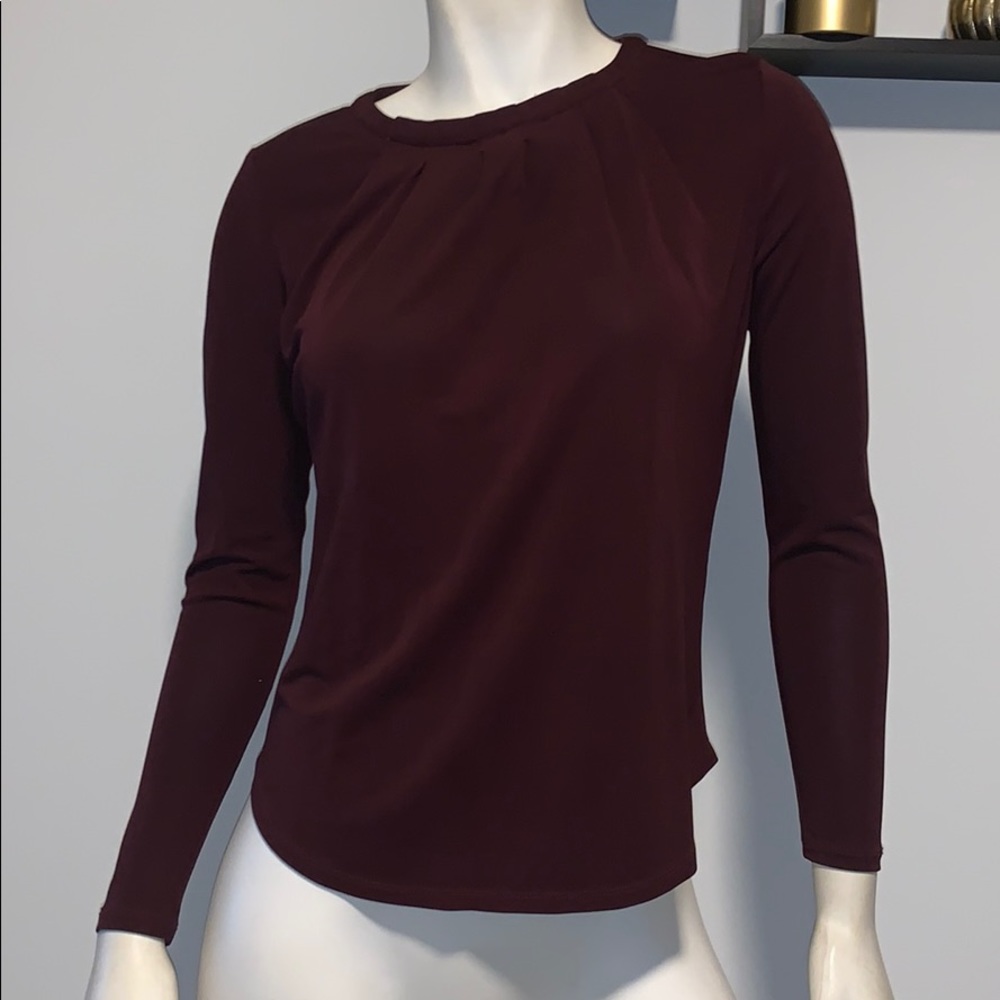 Maroon blouse
